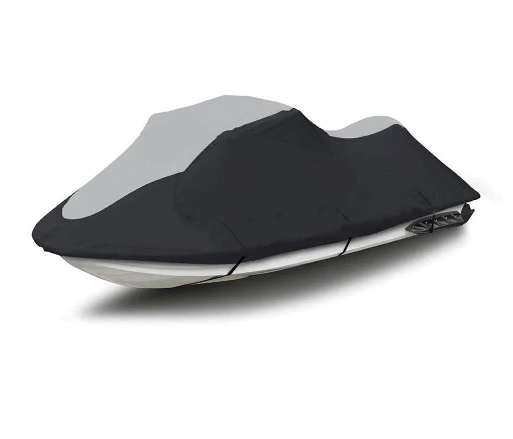 SizeUPER HEAVY-DUTY TOP OF THE LINE JETSizeKI Cover Compatible for YAMAHA Wave Runner GP 760 1997-2000 Jet Sizeki PWC Trailerable Cover Black/Grey 2 Sizeeater