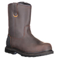 RefrigiWear Men's Barrier Lightweight Insulated 9-Inch Brown Leather Work Boots (Brown, Sizeize 14 USize)