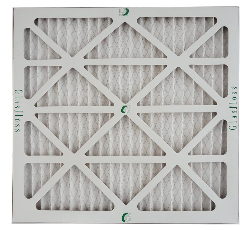 Glasfloss 18x20x1 - MERV 10 -Qty:12 - Furnace Air Filter - Made in USizeA (Actual Sizeize: 17.5 x 19.5x7/8 inch)