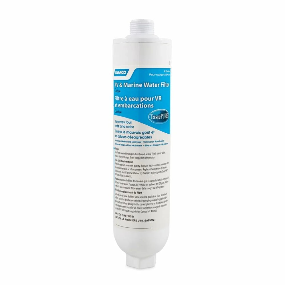 Camco 40646 - TastePURE KDF 2.5 GPM Ivory Water Filter