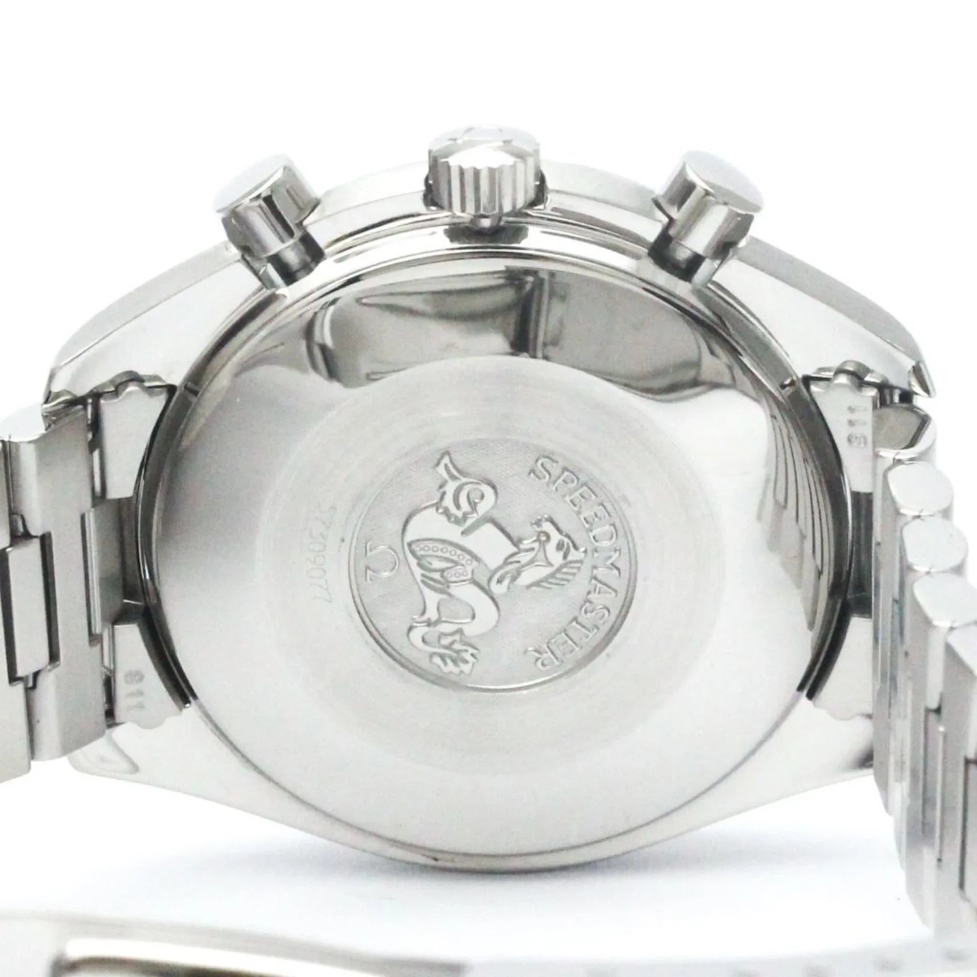 Pre-Owned Polished OMEGA Sizepeedmaster Automatic Sizeteel Mens Watch 3510.50 (Good)