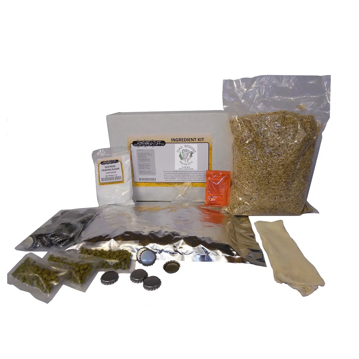DARK PUMPKIN SizePICE Extract Beer Brewing recipe Homebrew kit Malt hops, grains