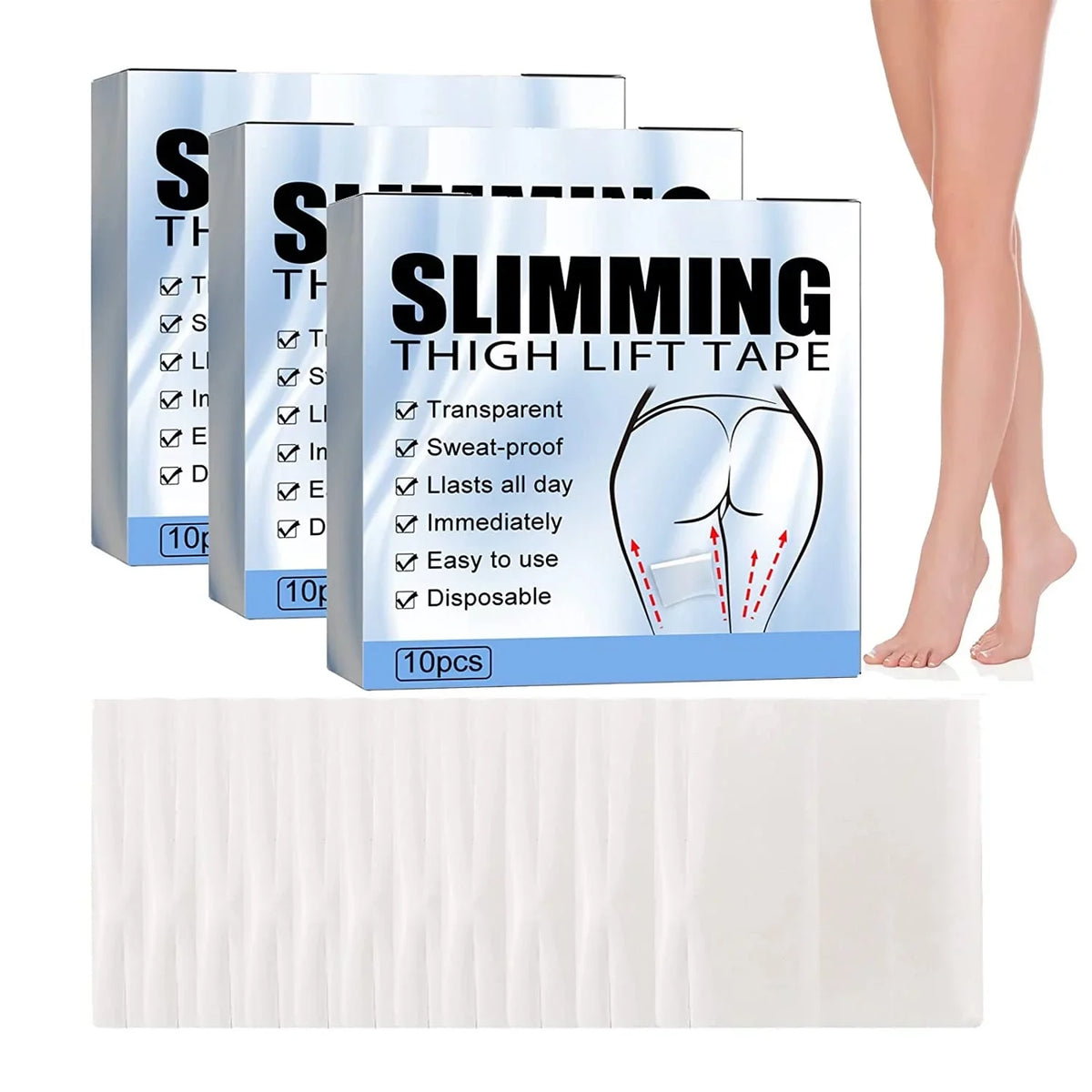 Collagen Essence Tightening Patch, Eelhoe Thigh Lift Tape, Lazy Thigh Sizeculpting Patch