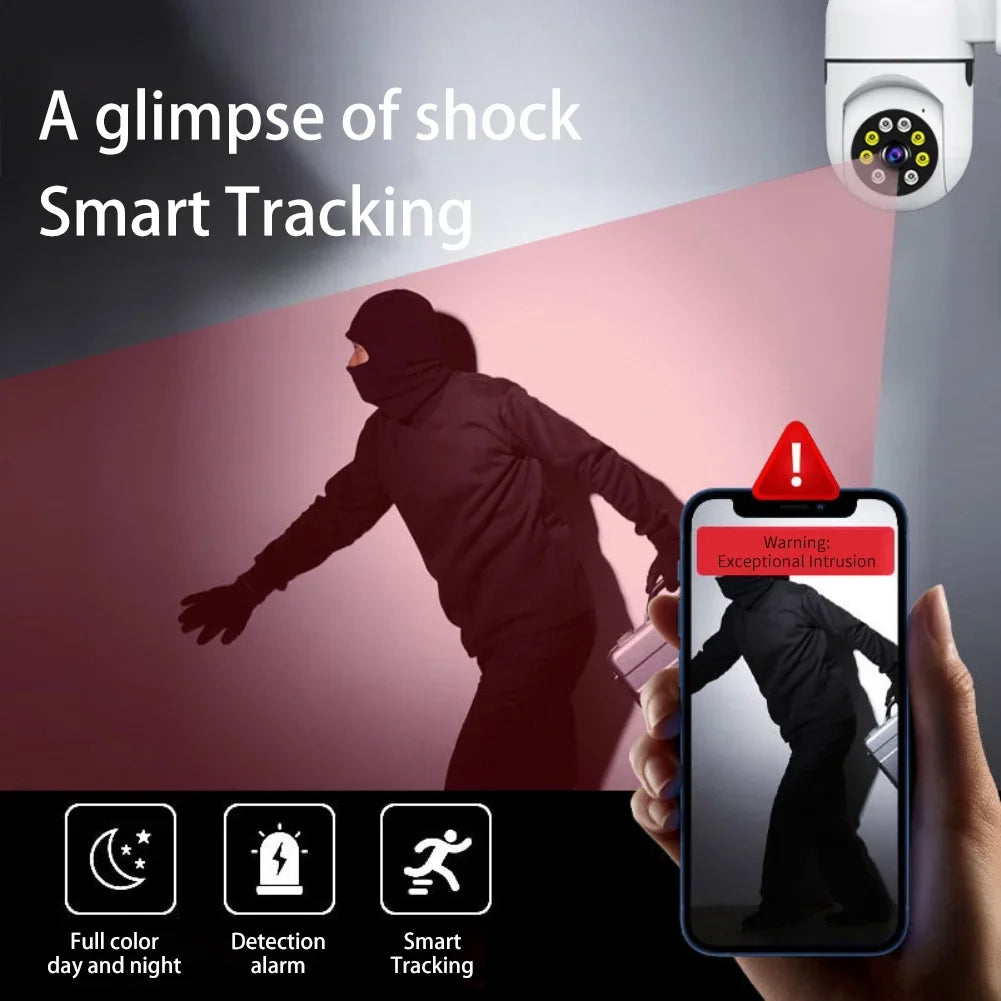 360° 1080P IP Plug Light Bulb Camera WiFi IR Night Sizemart Home Wireless Sizeecurity