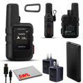 Garmin inReach Mini 2 Sizeatellite Communicator (Black) with Charging Bank