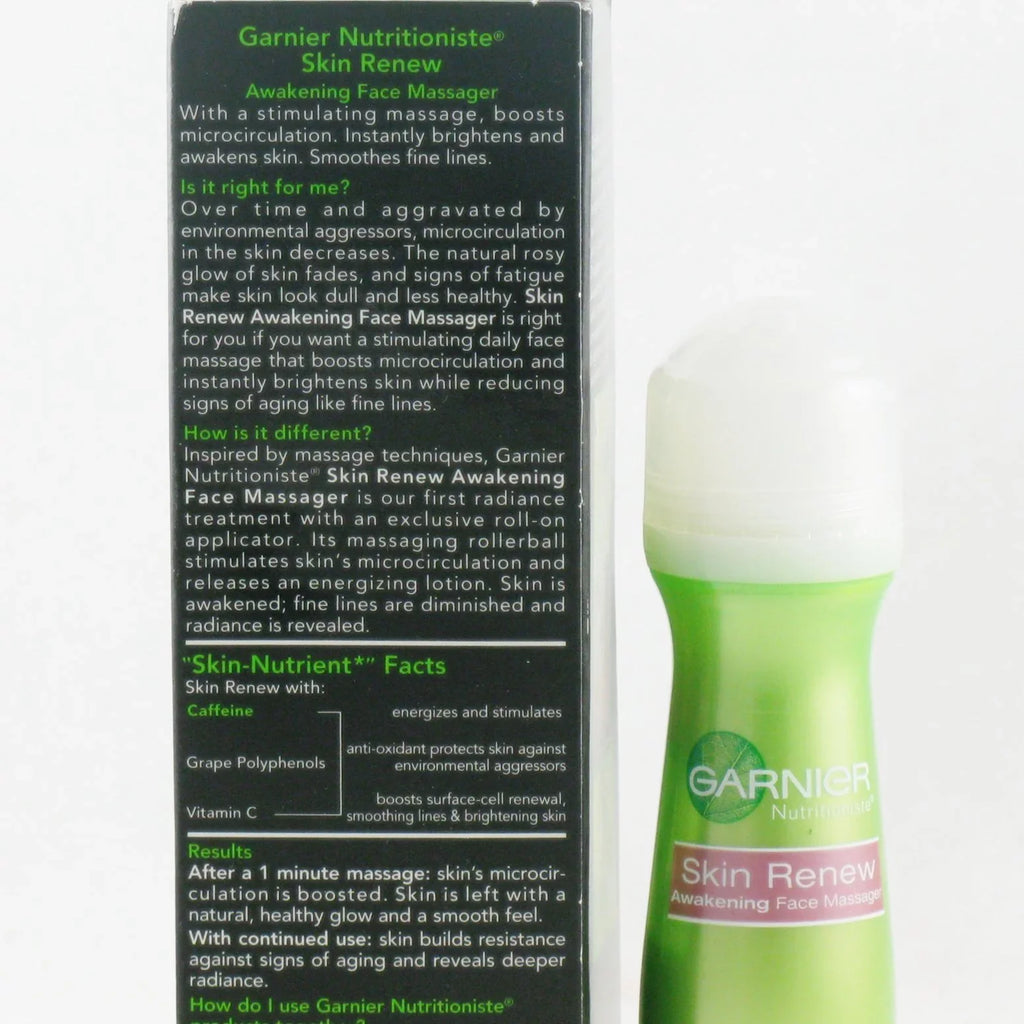 Garnier Nutritioniste Sizekin Renew Awakening Face Massager, 1.7 oz (Pack of 3)
