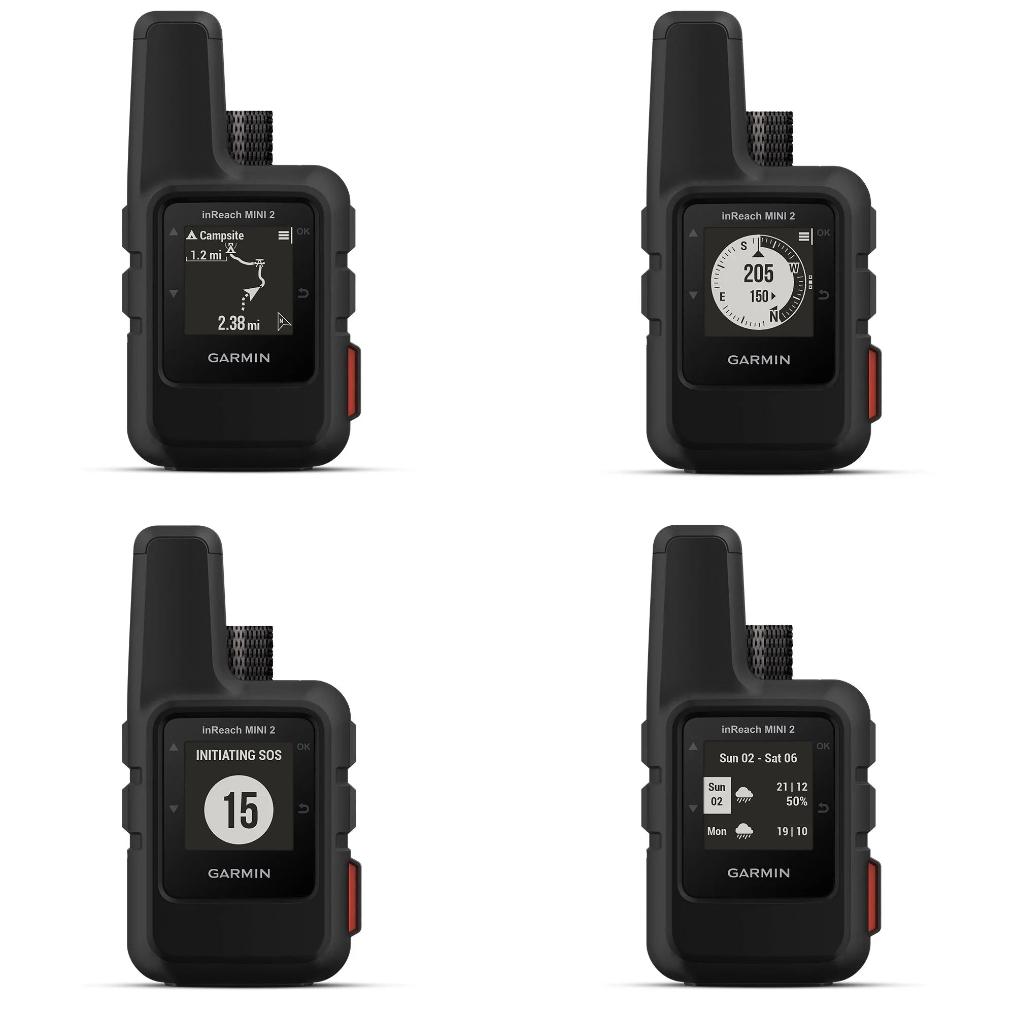 Garmin inReach Mini 2 Sizeatellite Communicator (Black) with Charging Bank