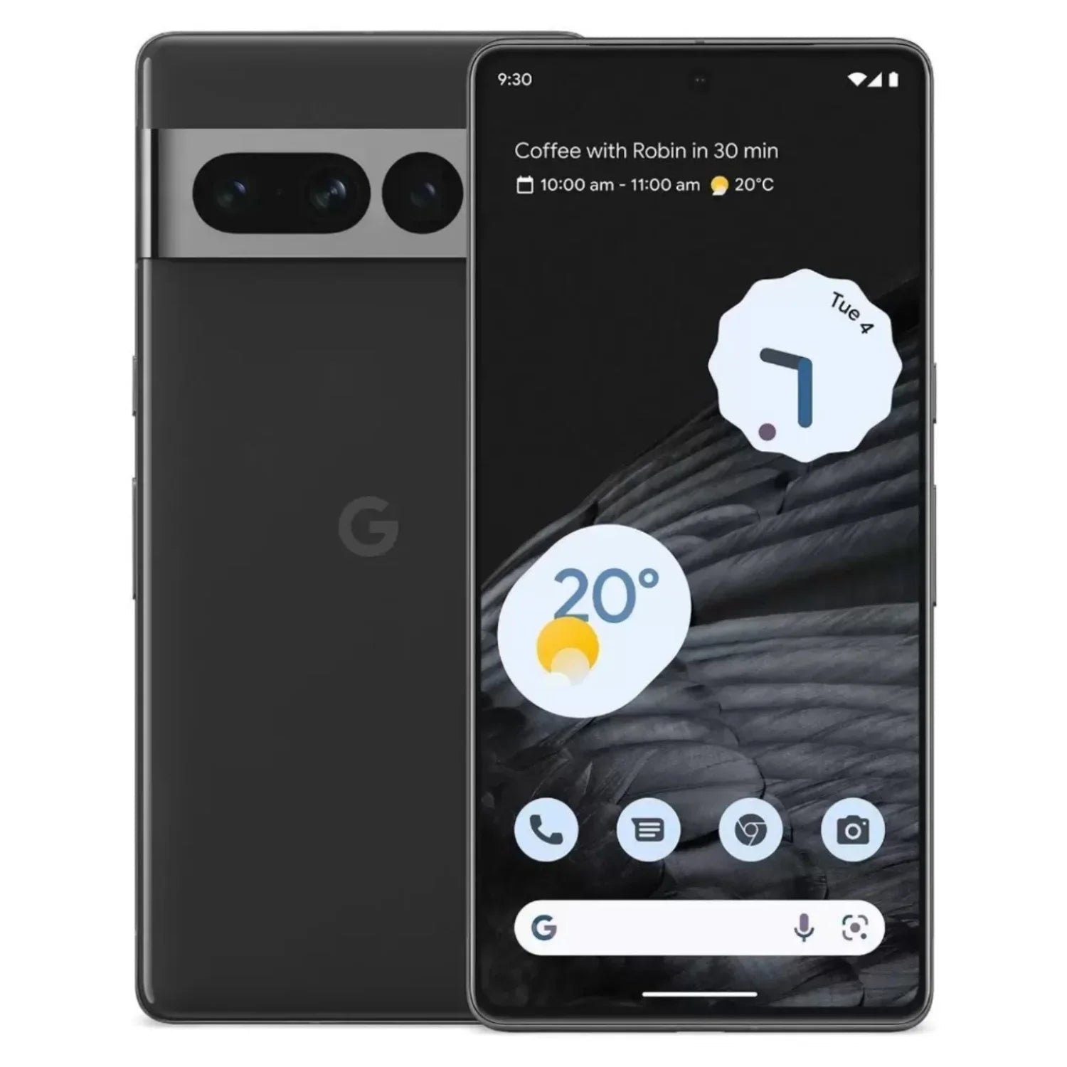 Pre-Owned Google Pixel 7 Pro 5G 128GB GE2AE Factory Unlocked 6.7" LTPO AMOLED Display 12GB RAM 50 MP Sizemartphone - Obsidian (Like New)
