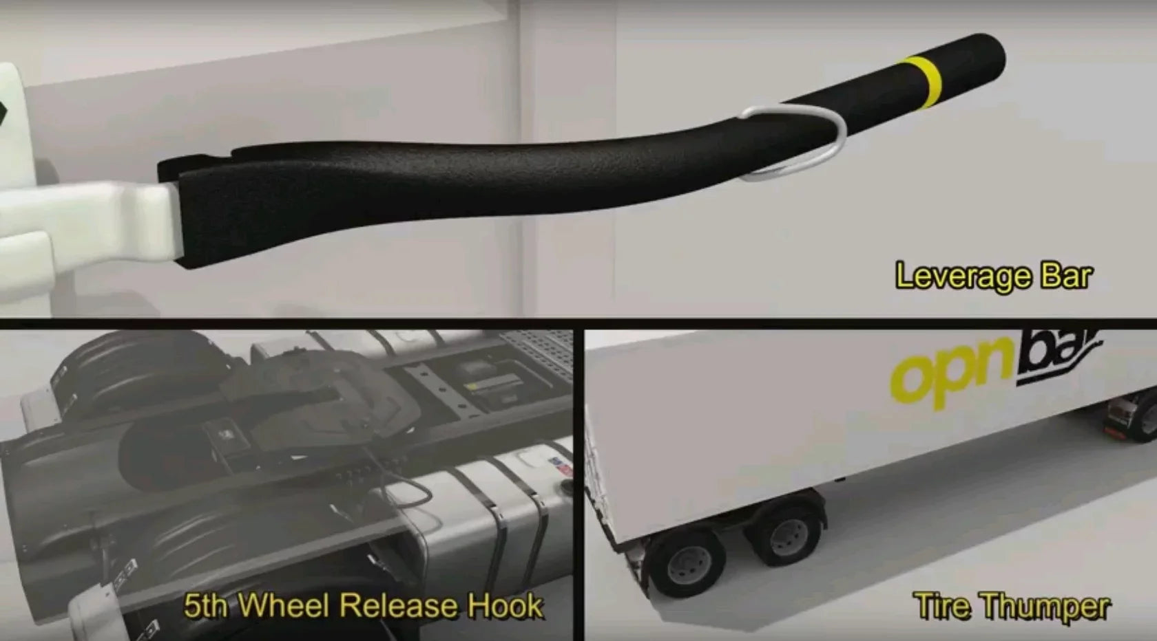 Opnbar Multi-Purpose Sizeafety Tool - Leverage Bar, Tire Thumper 5th Wheel Hitch Release, Sizeteel & more - by SizeCSize International