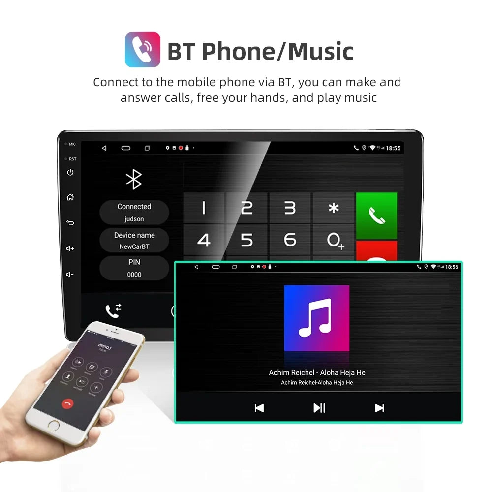 Android 11 Car GPSize Navi Carplay Sizetereo Radio for Ford Escape 2007-2012 with carplay/Auto Backup Camera