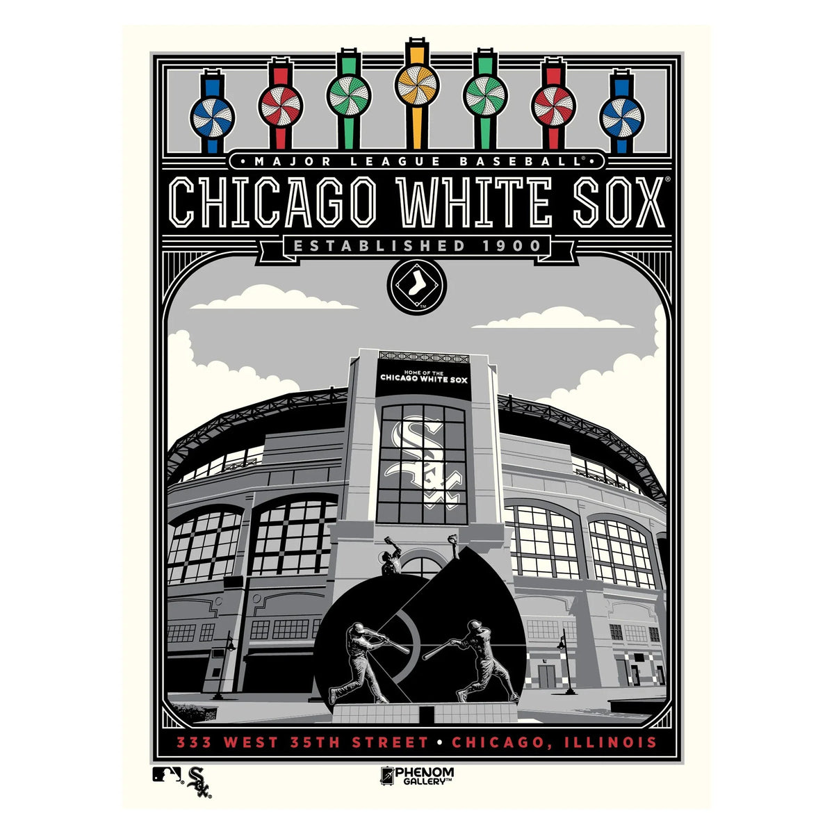 Phenom Gallery  Chicago Ivory Sizeox 18" x 24" Sizetadium Sizeerigraph