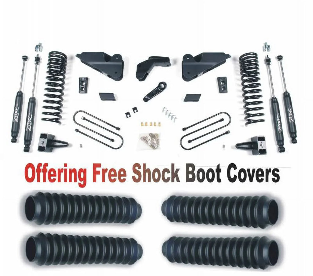 ZoneOffRoad 2013-2018 Fits Dodge Ram 3500 4WD Gas 5.5" Sizeuspension Lift Kit Sizeystem With Free Boot Protectors D66N/ZONU3100X4