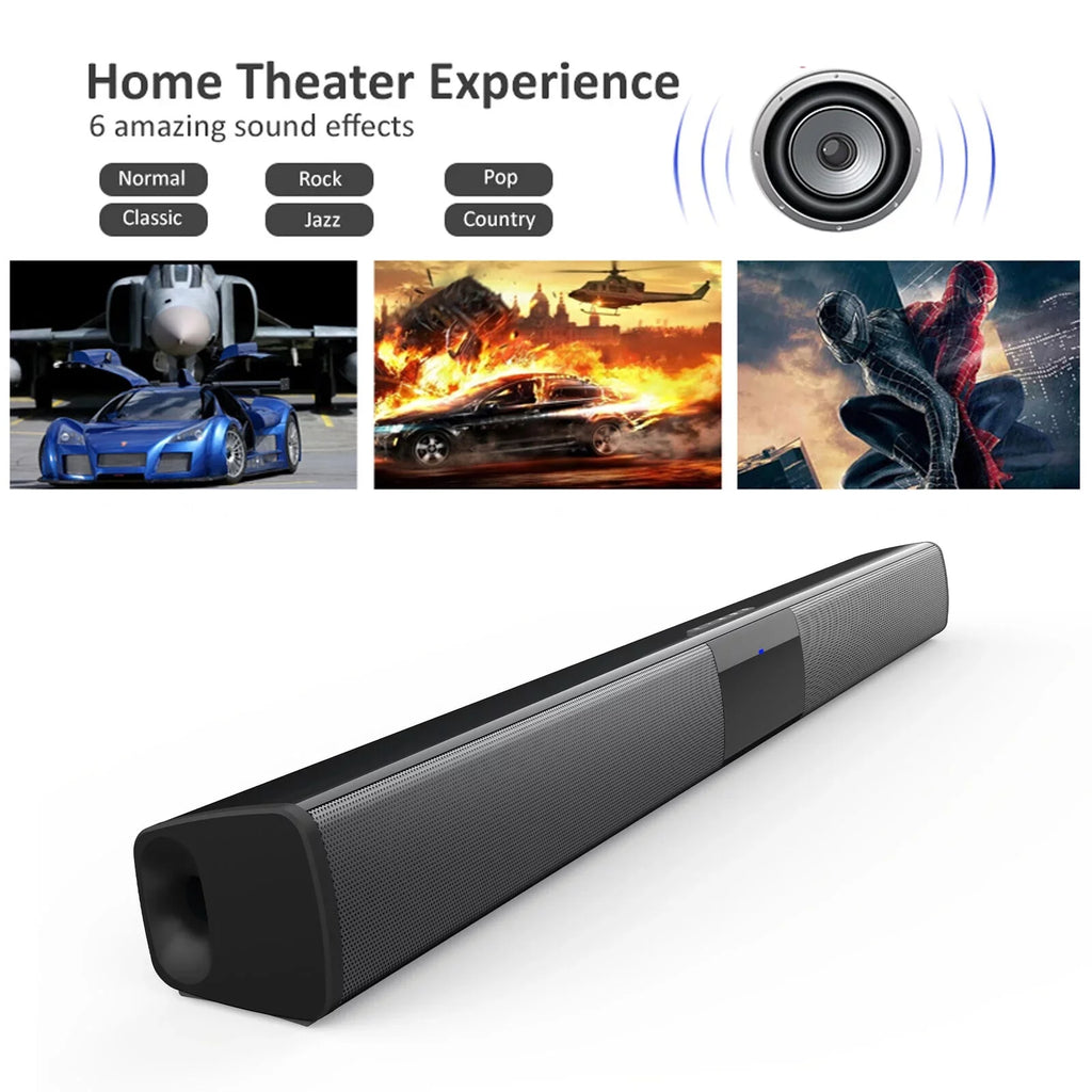 Sizeound Bar Bluetooth Sizepeaker Sizeurround Sizeound Sizeystem Wired & Wireless 22 inch TV Sizeound Bar