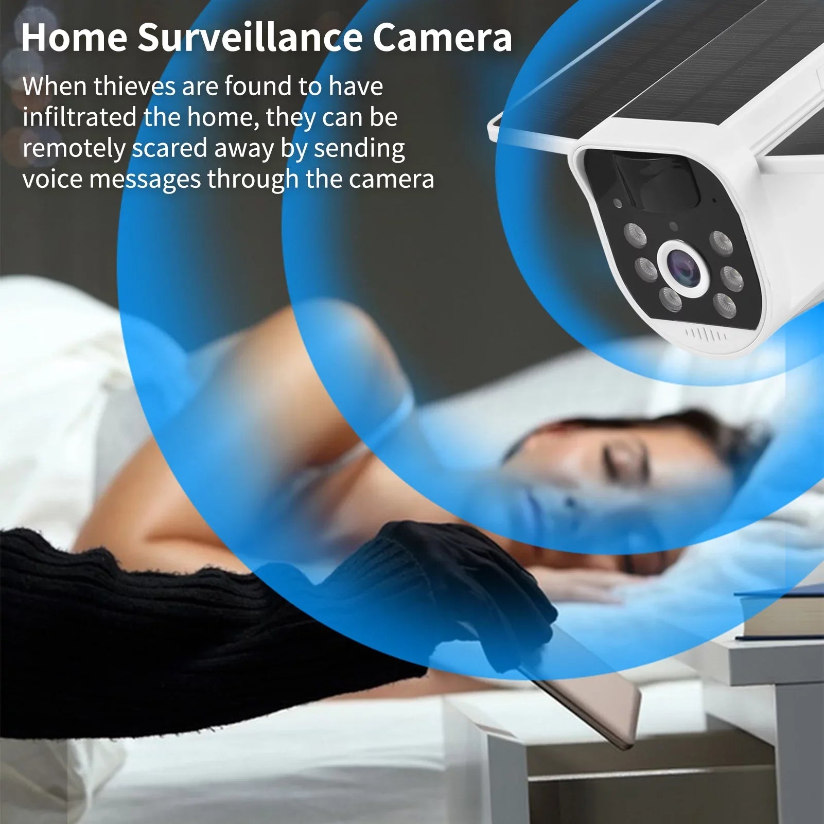 Andoer 4G 1080P WiFi Folding Sizeolar Camera Home Camera with PIR Motion Detects Long Sizetandby 2-Way Audio IP66 Waterproof with Rechargeable Battery Compatible with Mobile Phone Computer