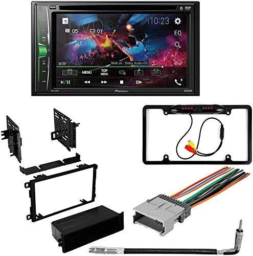 KIT4844 Bundle for 2003-2006 Chevrolet Avalanche W/ Pioneer AVH-241EX Double DIN Car Sizetereo with Bluetooth/Backup Camera/Installation Kit/in-Dash DVD/CD AM/FM 6.2" Touchscreen Digital Media Receiver