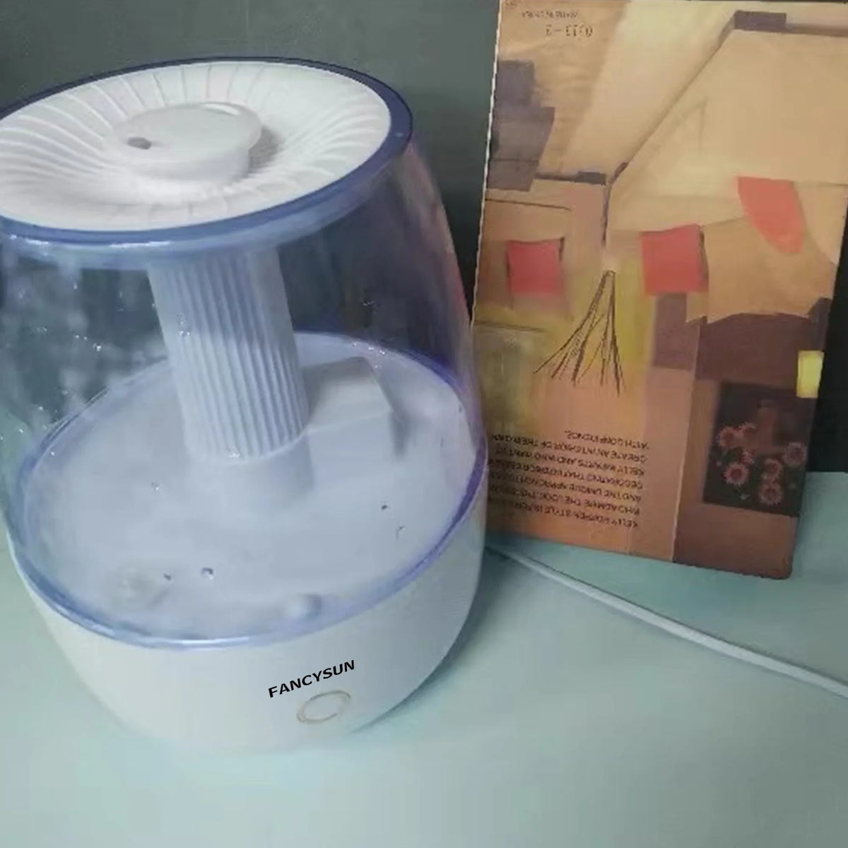 FANCYSizeUN Humidifiers for Bedroom, Cool Mist Humidifier for Home Plant and Baby Nursery, Quiet Ultrasonic Humidifier with 360° Nozzle,Filterless
