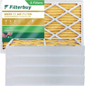 Filterbuy 12x24x4 MERV 11 Pleated HVAC AC Furnace Air Filters (5-Pack)