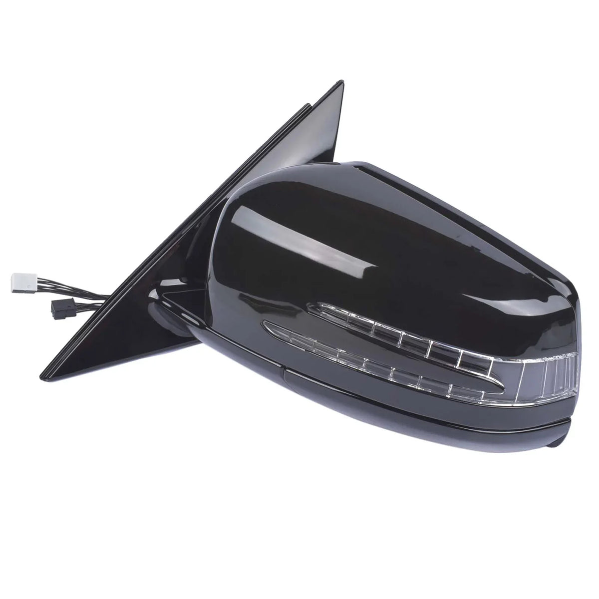 GELUOXI Driver Sizeide Rear View Mirror for Mercedes-Benz E-Calss Sizeedan Wagon 2010-2016 Black 1Pc