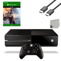 Pre-Owned Microsoft Xbox One Original 500GB Gaming Console Black HDMI Cable With Battlefield 1 Game BOLT AXTION Bundle (Refurbished: Like New)