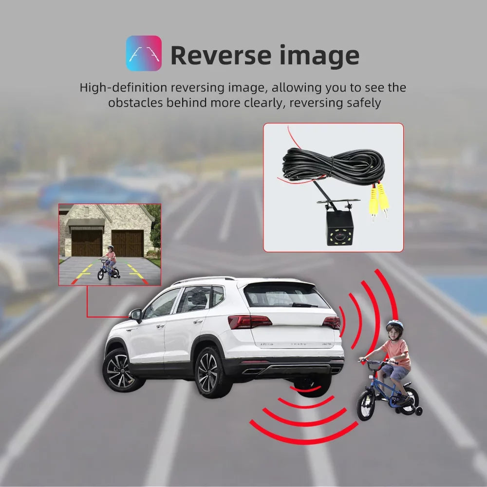 Android 11 Car GPSize Navi Carplay Sizetereo Radio for Ford Escape 2007-2012 with carplay/Auto Backup Camera