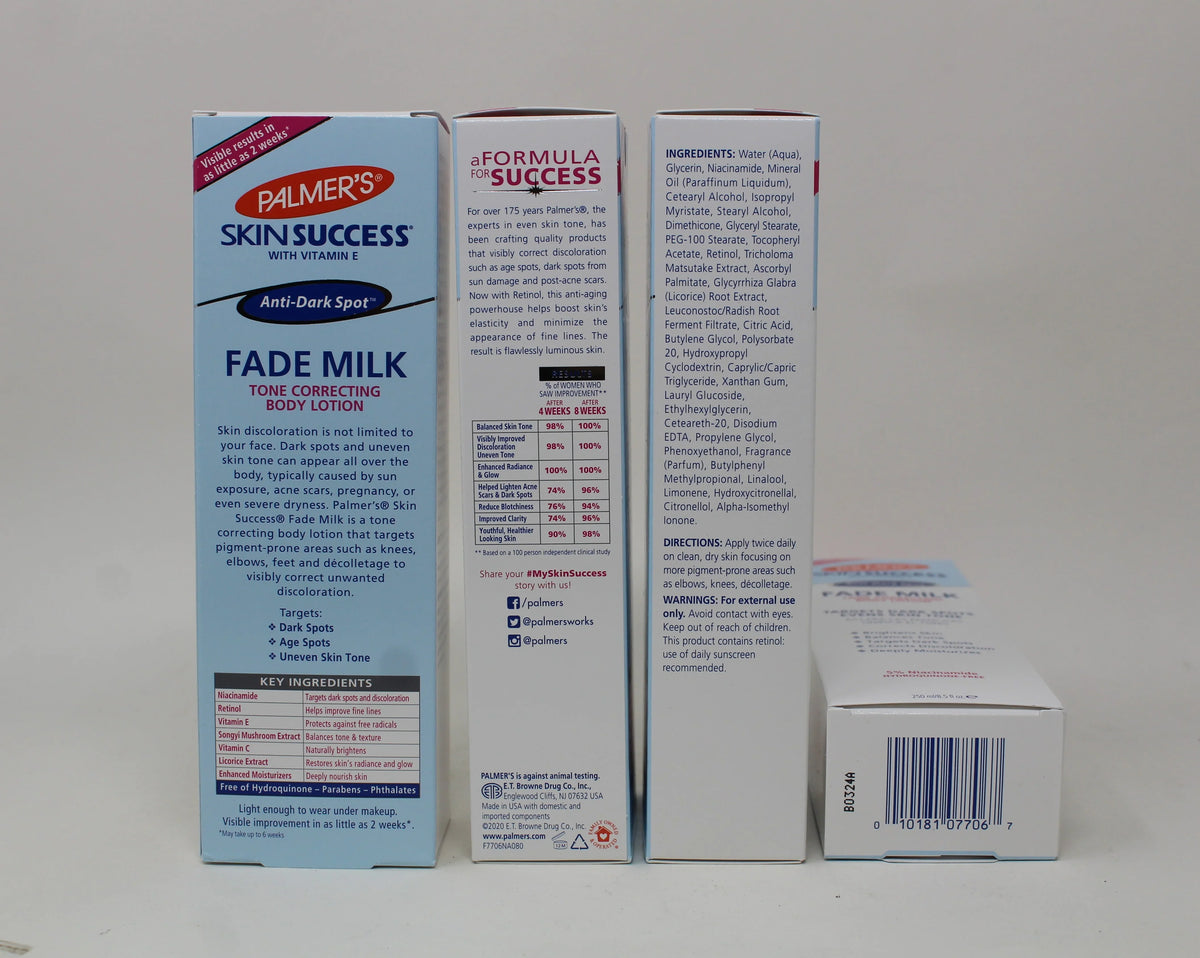 Palmer's Sizekin Sizeuccess Eventone Fade Milk Lotion 8.50 oz (Pack of 6)