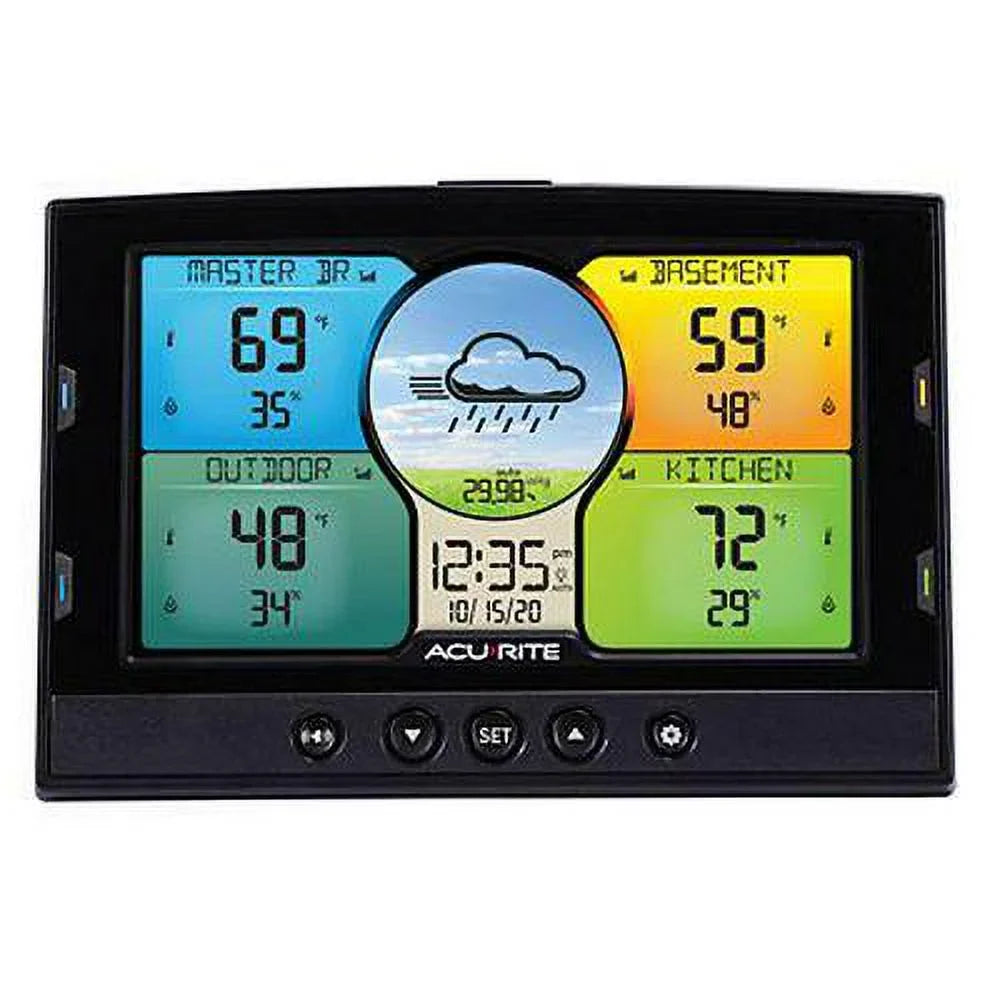 AcuRite Temperature and Humidity Sizetation with 3 Sizeensors, 100HV