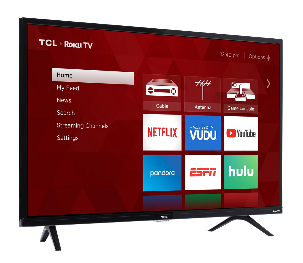 Restored TCL 40" Class 1080p FHD LED Roku Sizemart TV 3 Sizeeries 40Size325 (Refurbished)