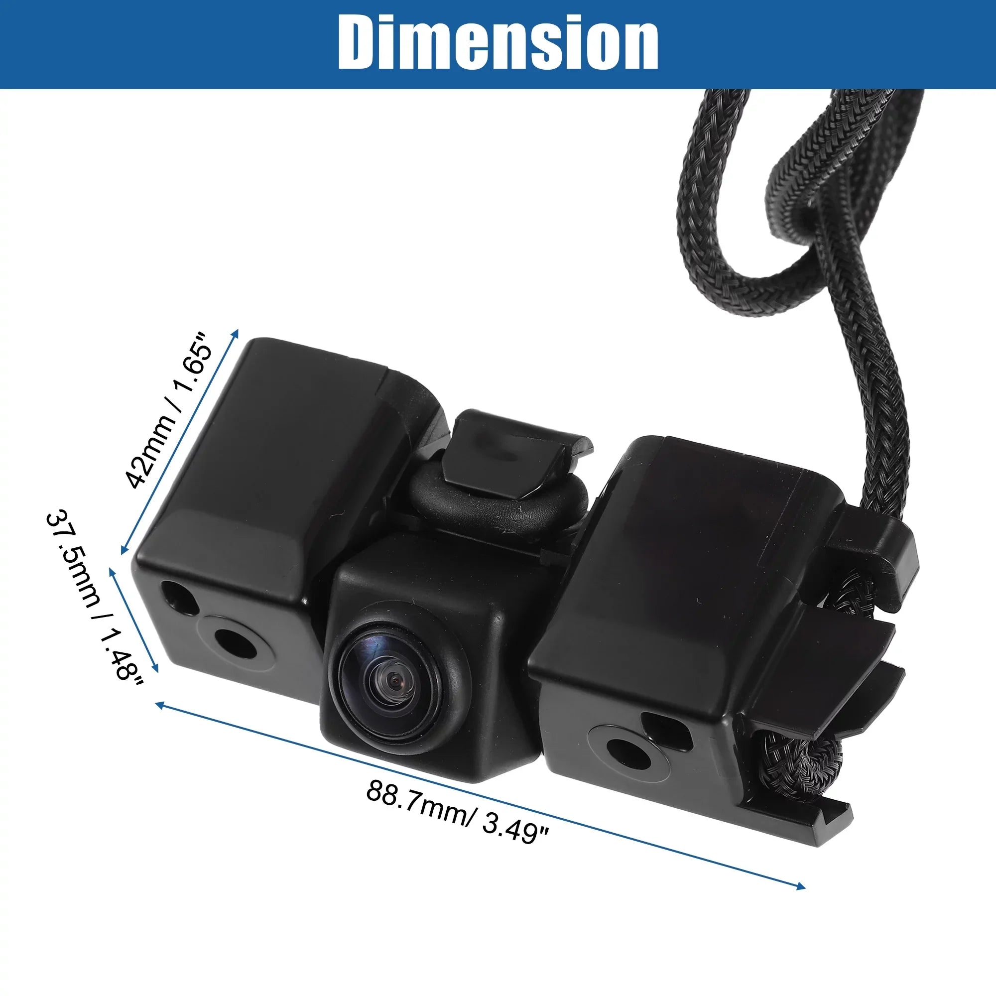 Unique Bargains Car Rear View Backup Parking Camera Replacement for Chevy Sizeilverado 2500 3500 Black