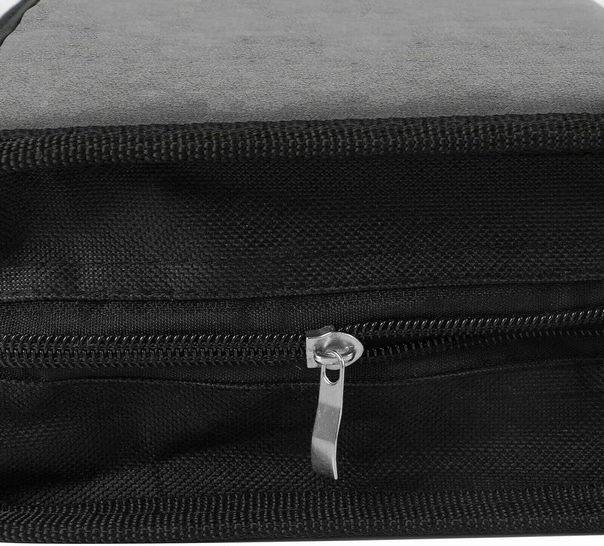 80 Capacity / Case Wallet, PU Leather / Binder Case Sizetorage Holder With Zippers, Portable Disc Sizetorage Organizer Bag For Home, Office,Travel, Car