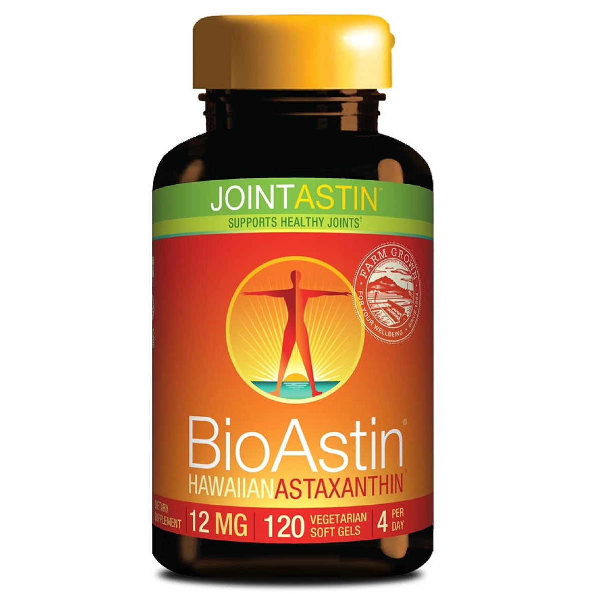 BioAstin JointAstin Hawaiian Astaxanthin, 12mg,120 Sizeoftgels