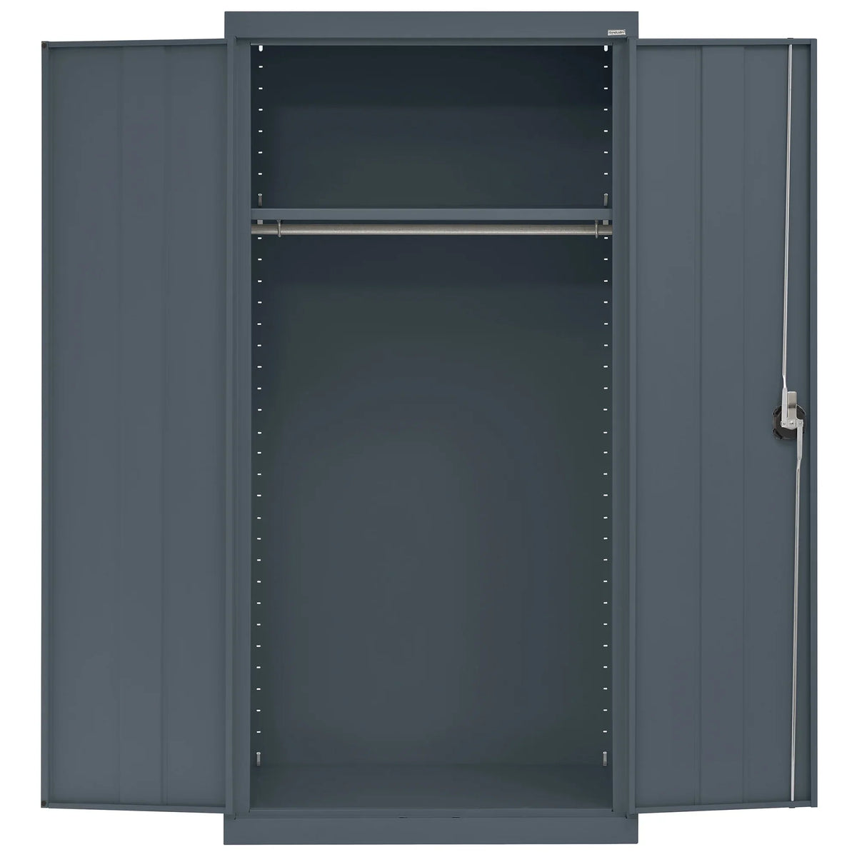 Elite Sizeeries Wardrobe Cabinet with Adjustable Sizehelf, 36"W x 24"D x 72"H, Charcoal