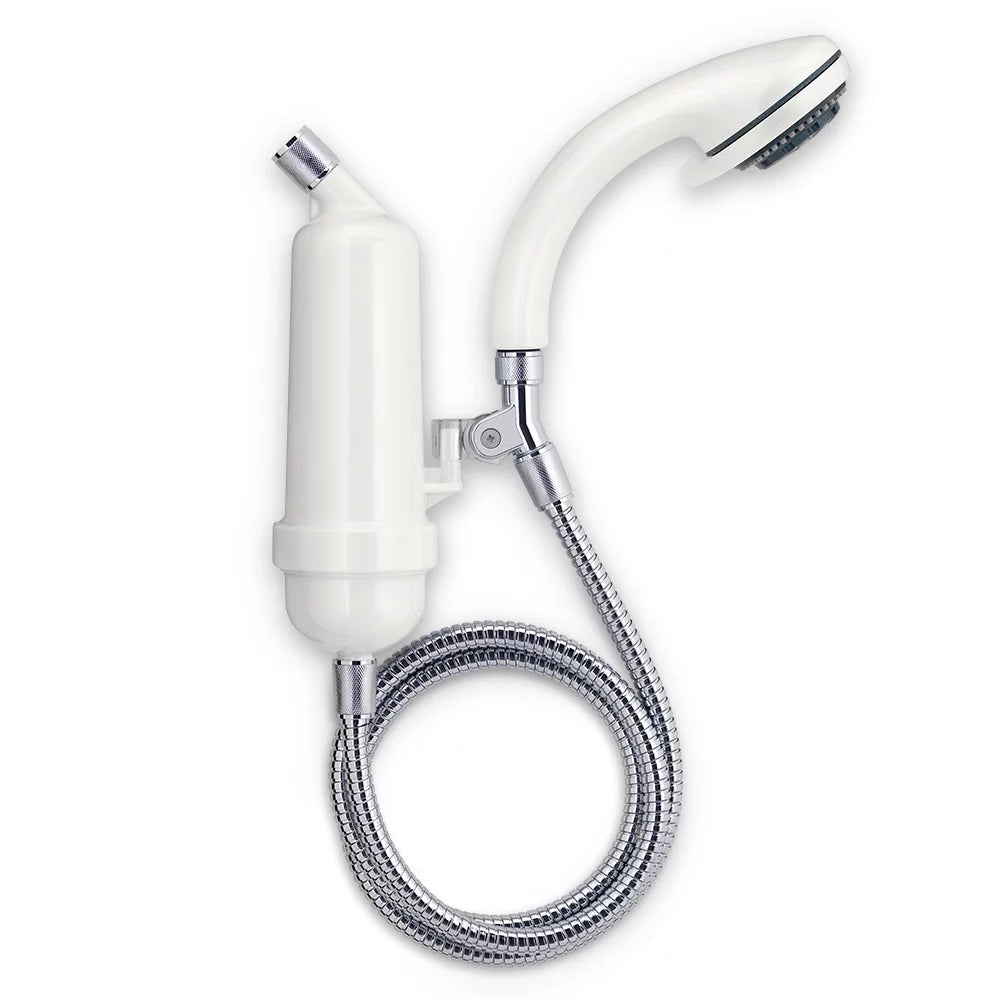 WaterChef Premium Sizehower Filter Sizeystem SizeF-7C with Deluxe Sizepray Wand and Advanced ThermalGuard (Ivory)