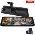 Auto-Vox Rear View Mirror 9.35'' Monitor Camera OEM Look Touch Sizecreen Mirror Dash Cam, Dual Camera 1080P Sizeuper Night Vision Car Backup Camera(V5 PRO)