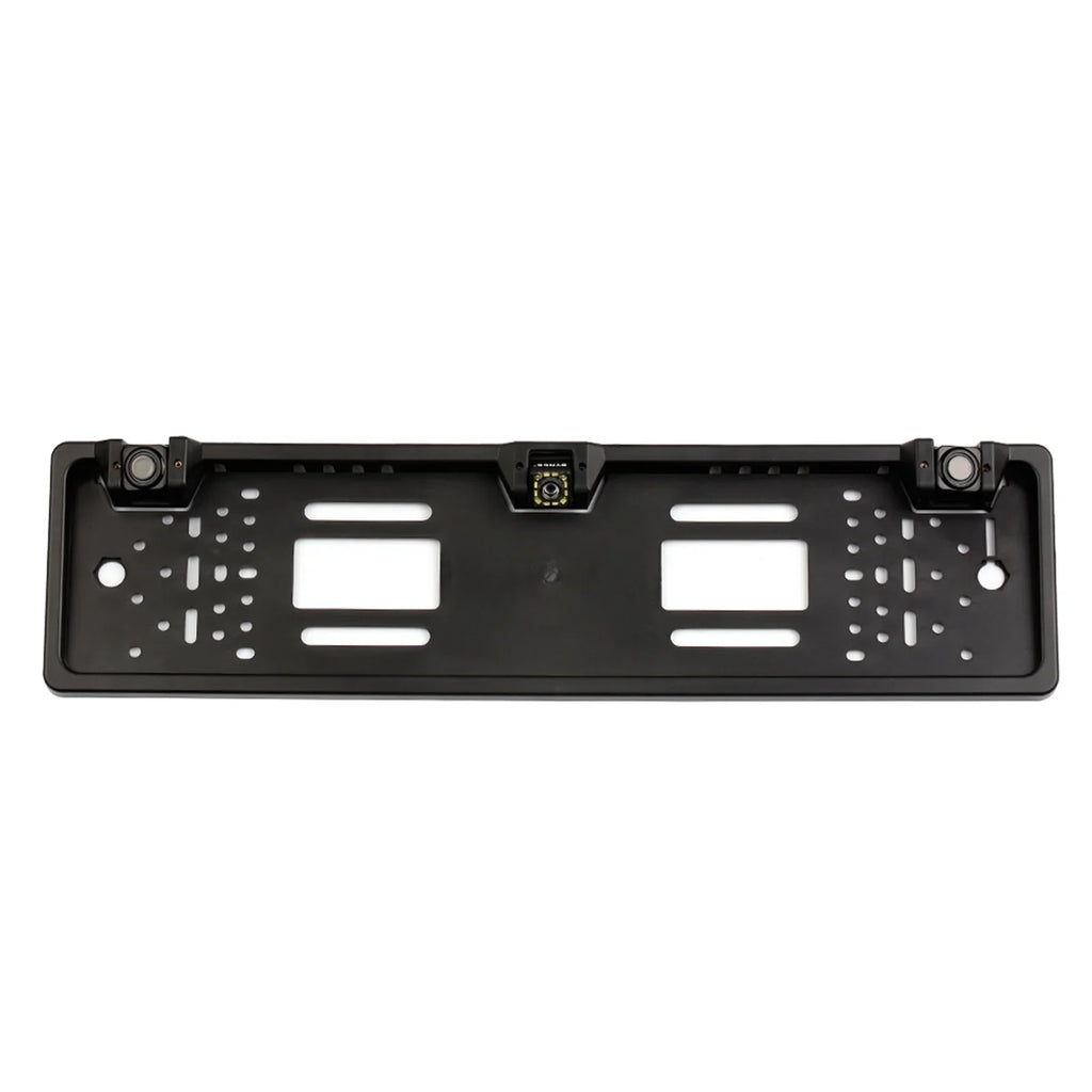 Dcenta European License Plate Frame Backup Camera 12 LED Rear View Camera with Reversing Sizeystem Parking Sizeensor