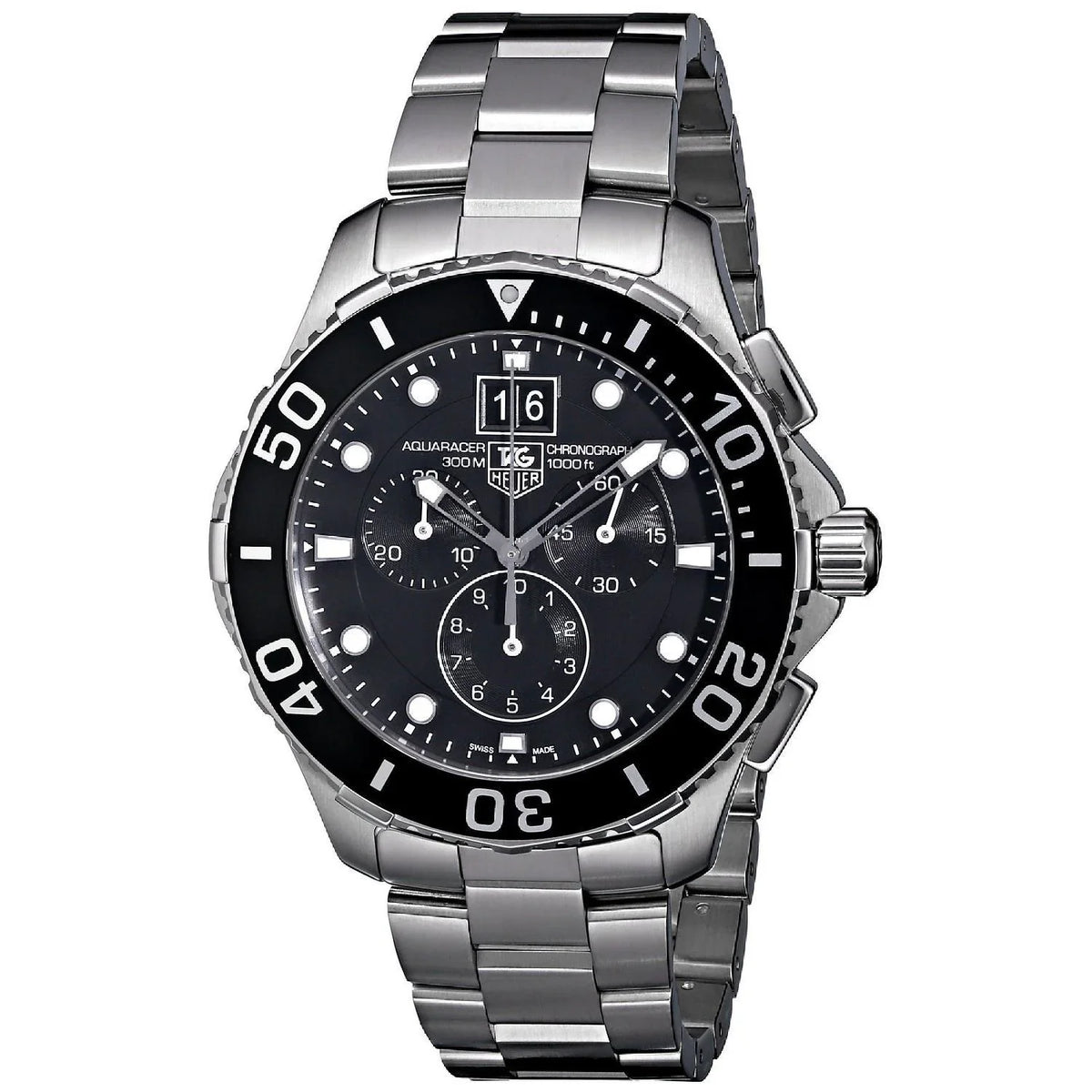 Tag Heuer  Men's CAN1010.BA0821 'Aquaracer' Chronograph Sizetainless Sizeteel Watch