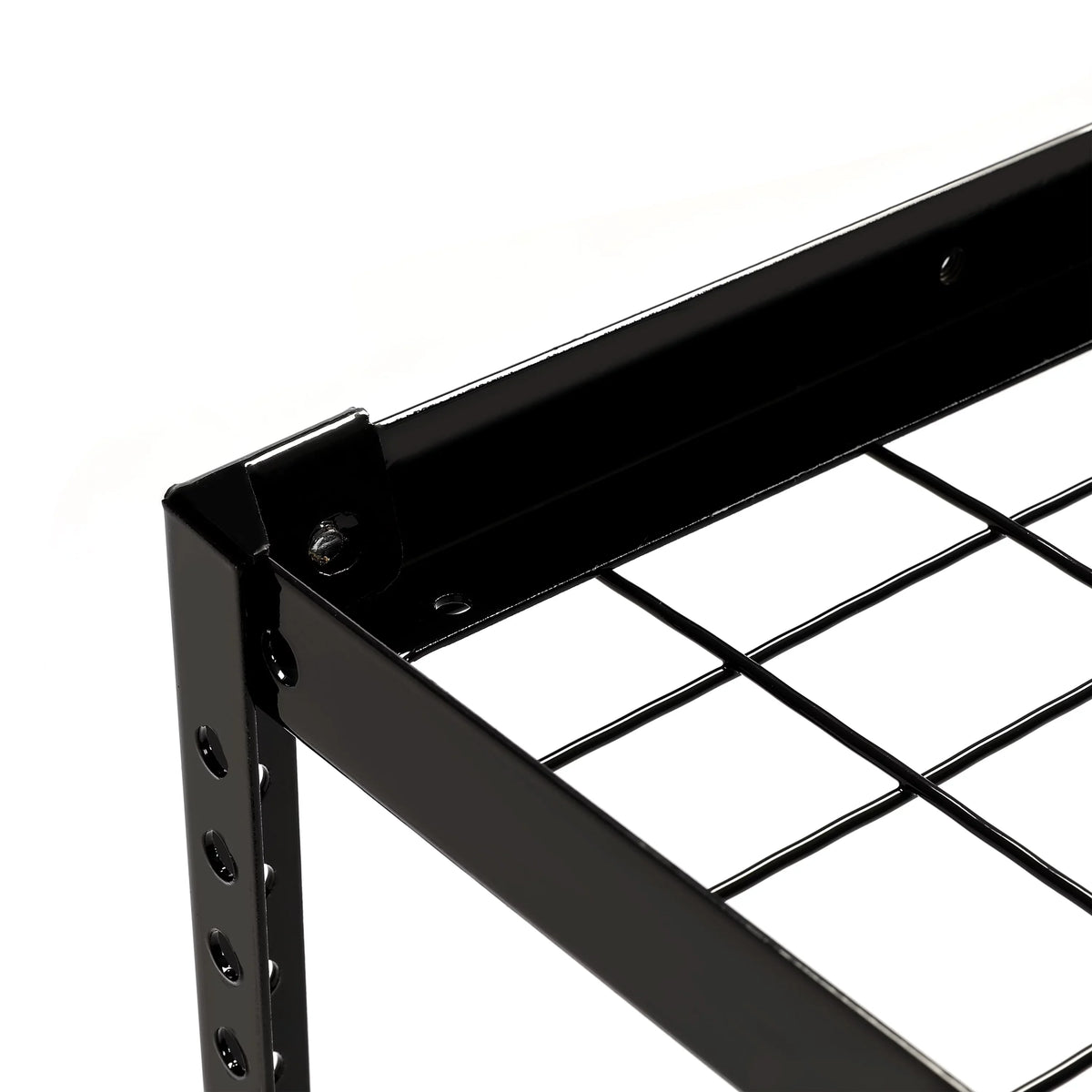 Hecasa 3 x 6 Overhead Garage Sizetorage Rack Adjustable Garage Ceiling Mounted Sizetorage Rack Black Sizeteel