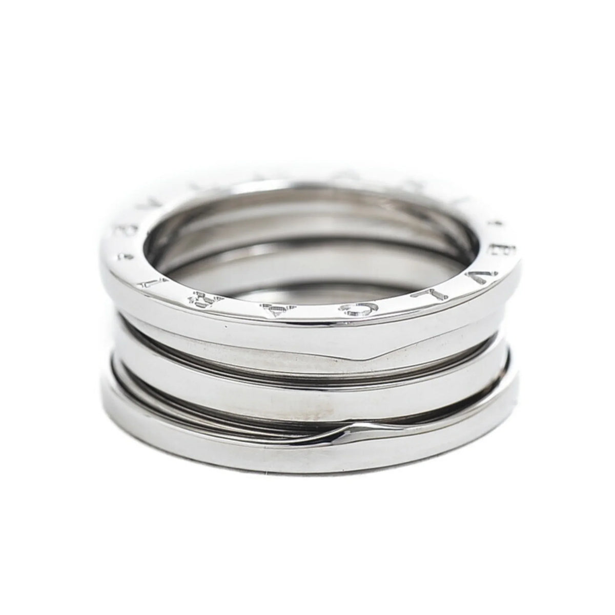 Pre-Owned Bvlgari Bzero1 3 band ring K18WG #57 (Good)