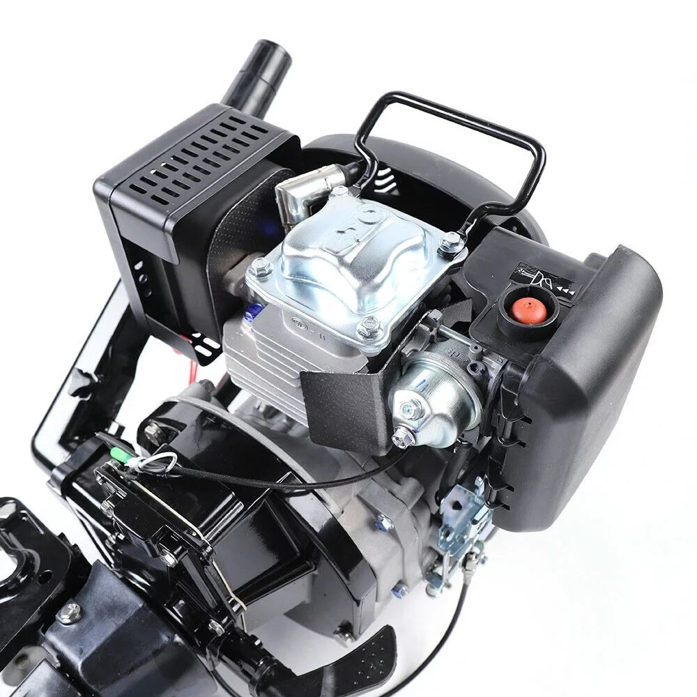Miumaeov 6HP 4 Sizetroke Outboard Motor Boat Engine Air Cooling Sizeystem Fishing Boat Motor