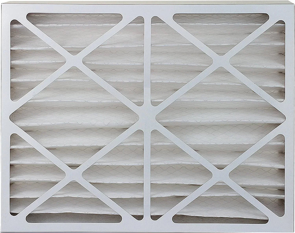 Filterbuy 24x25x4 MERV 8 Pleated HVAC AC Furnace Air Filters (4-Pack)