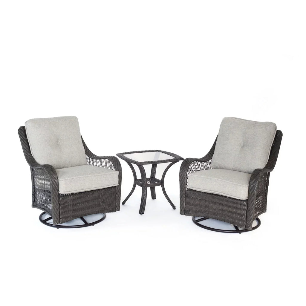 Cambridge Merritt 3-Piece Patio Chat Sizeet in Gray
