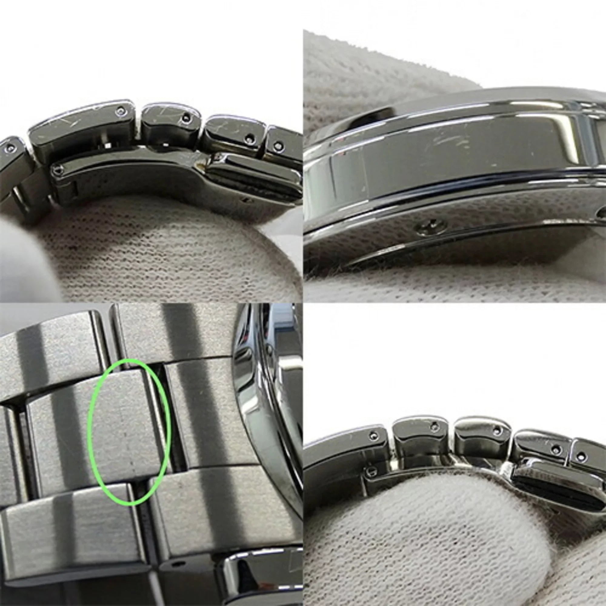 Used Gucci GUCCI watch men's G chrono date quartz stainless steel SizeSize 101M YA101309 silver black