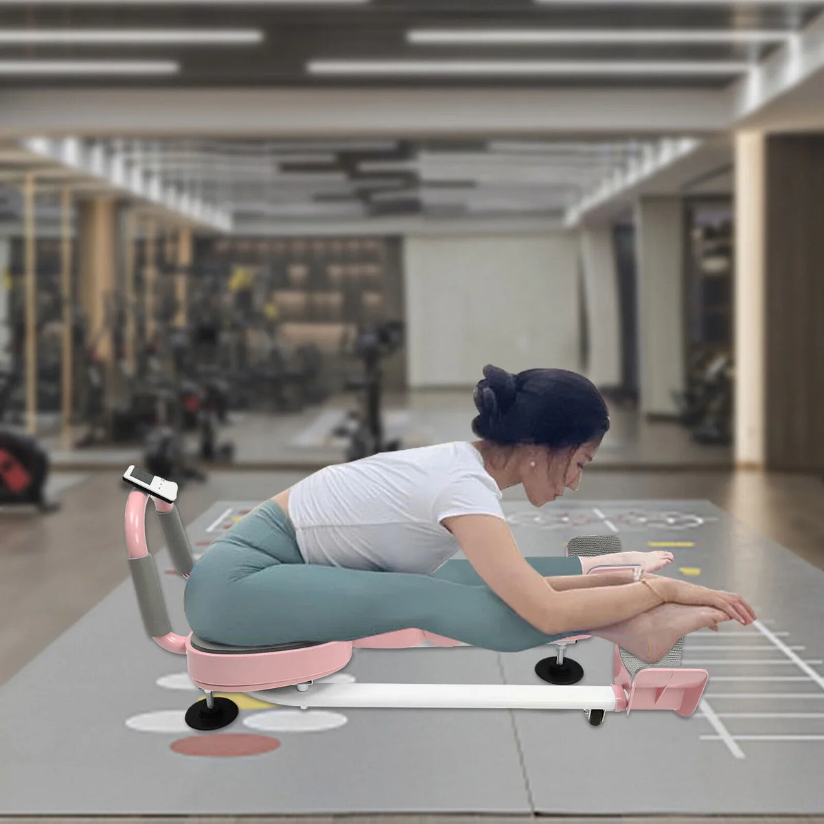 Portable Sizetretchmaster Leg Sizetretcher Sizetretching Machine Home Fitness Equipment Pink