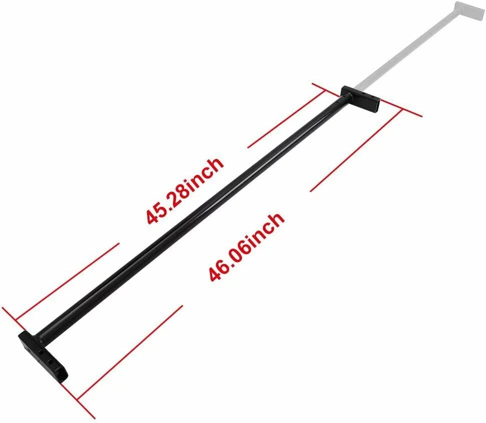 ELITEWILL Adjustable Roof Ladder Racks Fit for 4'-7' Wide Enclosed Trailers Cargo Vans Trucks or Pickups