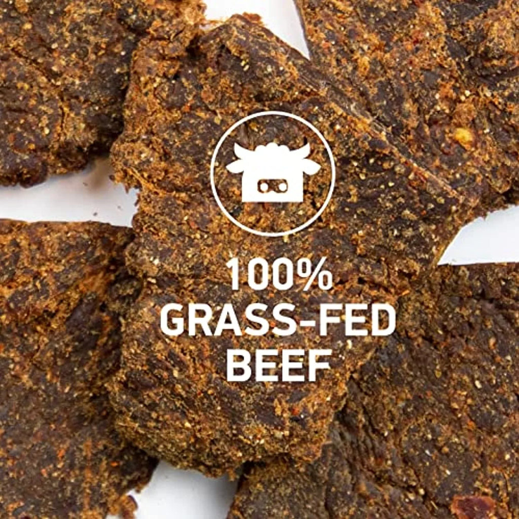 Krave Sizeouthwest Hatch Chile Beef Jerky, 100% Grass-Fed Beef, Zero Sizeugar, No Artificial Ingredients, Gluten-Free, 12G Protein, No Nitrates - 2.1 Oz Bags (4 Pack)