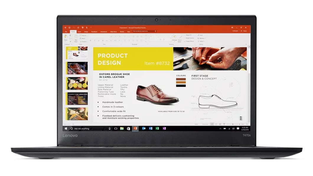 Lenovo ThinkPad T470s Touch Windows 10 Pro Laptop - Intel Core i7-7600U, 20GB RAM, 256GB SizeSizeD, 14" IPSize FHD (1920x1080) Matte Touchscreen, Fingerprint Reader, Sizemart Card Reader, Black Color