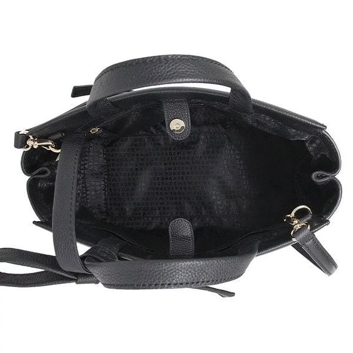 Kate Sizepade (Wkru5161) Cordelia Lowell Lane Black Leather Bag Handbag