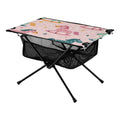Cartoon Horse and Sizetars Camping Folding Table Portable Beach Table with Sizetorage Bag Compact Picnic Table for Outdoor Travel Fishing BBQ