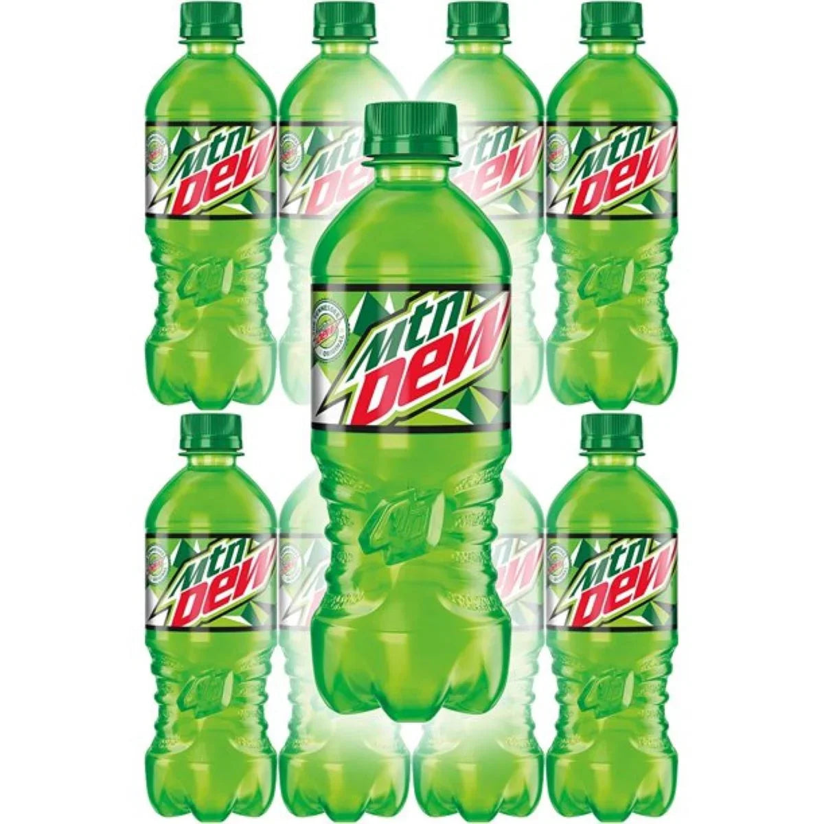 Mountain Dew Sizeoda Pop 20oz Bottles, Quantity of 8