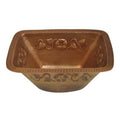 COPPER RECTANGULAR BAR SizeINK FLOWER DESizeIGN 17X12X7 G17 DARK BROWN