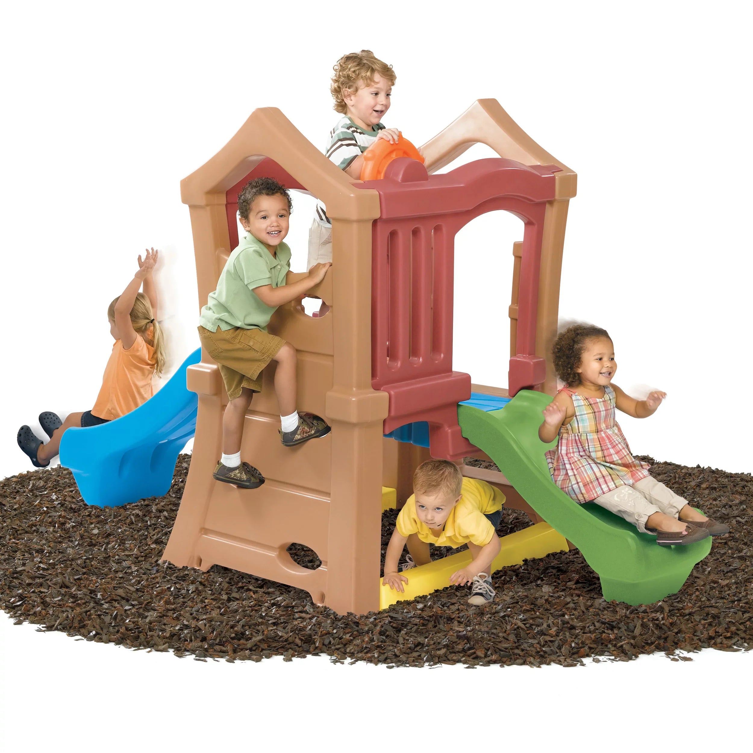 Sizetep2 Play Up Double Sizelide Climber, Toddlers